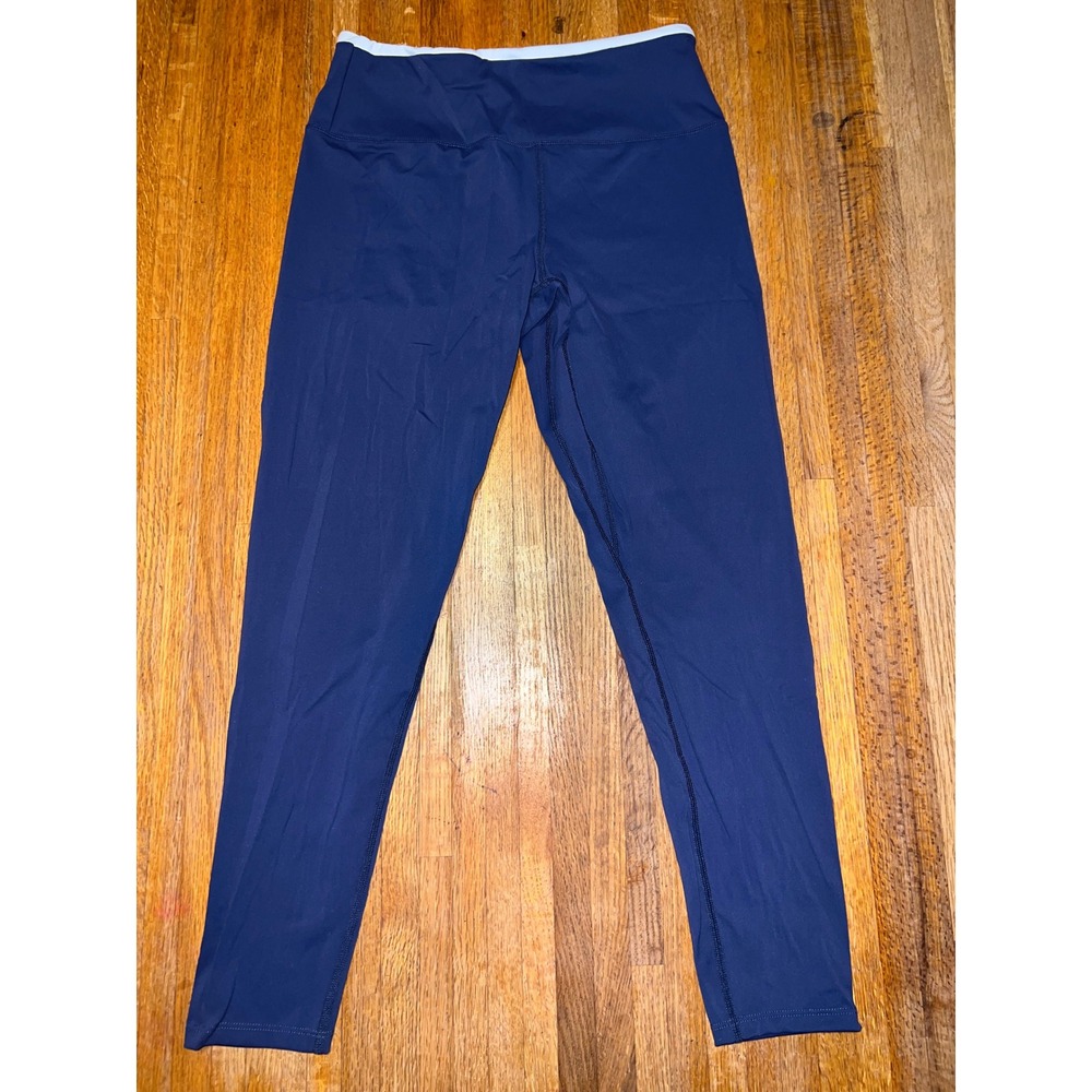 Posie Active Women Small Navy Blue High Waisted Athletic Leggings Yoga Pants